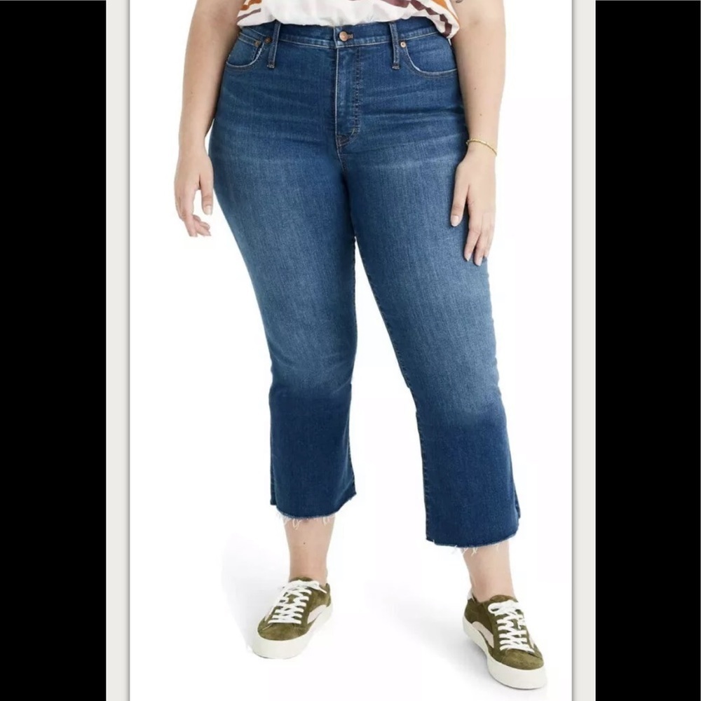 Madewell Raw Edge Edition Cali Demi Jeans Sz 37